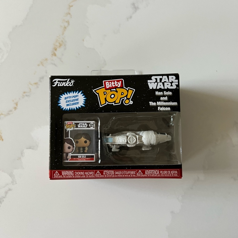 Funko Bitty Pop Ride Star Wars - Han Solo and The Millennium Falcon NEW